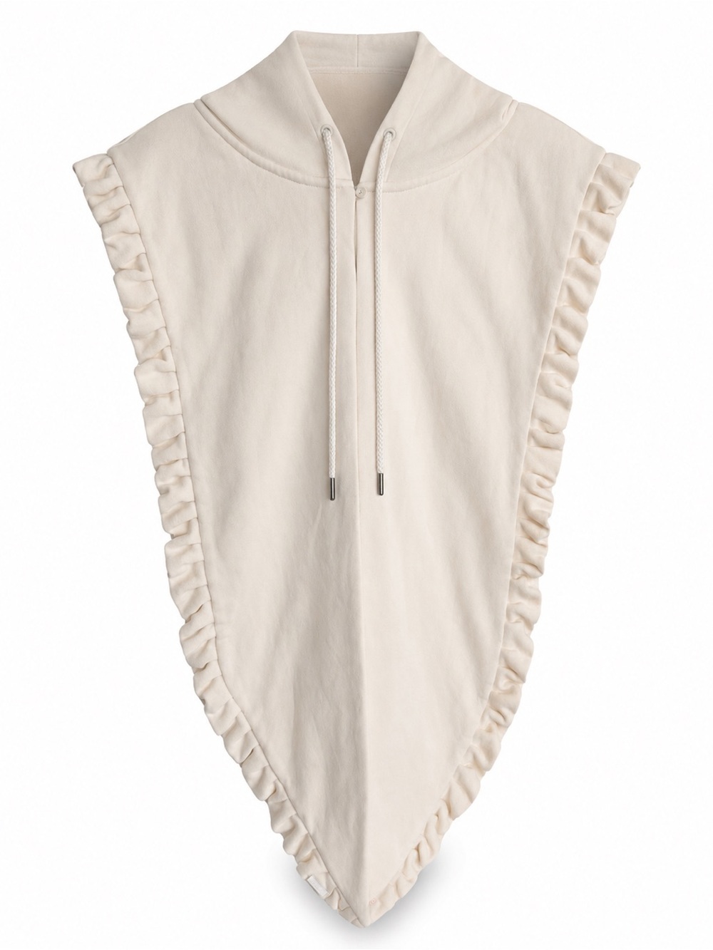 PUMA X FENTY Rihanna Hoodie Sweatshirt Crocheted Logo Hood Cream Rare Collab